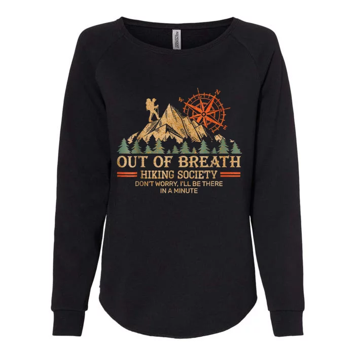 Out Of Breath Hiking Society Womens California Wash Sweatshirt