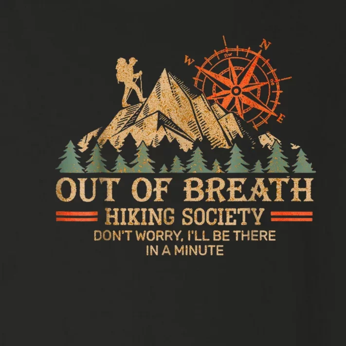 Out Of Breath Hiking Society Toddler Long Sleeve Shirt