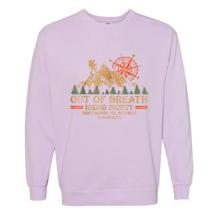 Out Of Breath Hiking Society Garment-Dyed Sweatshirt