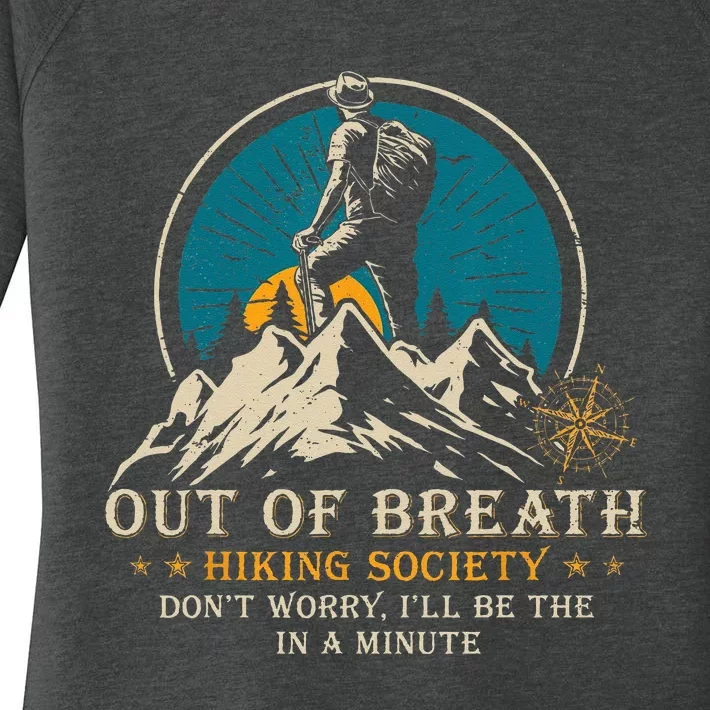 Out Of Breath Hiking Society Women's Perfect Tri Tunic Long Sleeve Shirt