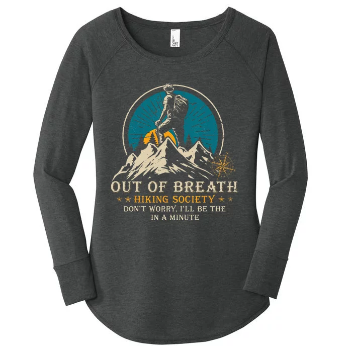 Out Of Breath Hiking Society Women's Perfect Tri Tunic Long Sleeve Shirt