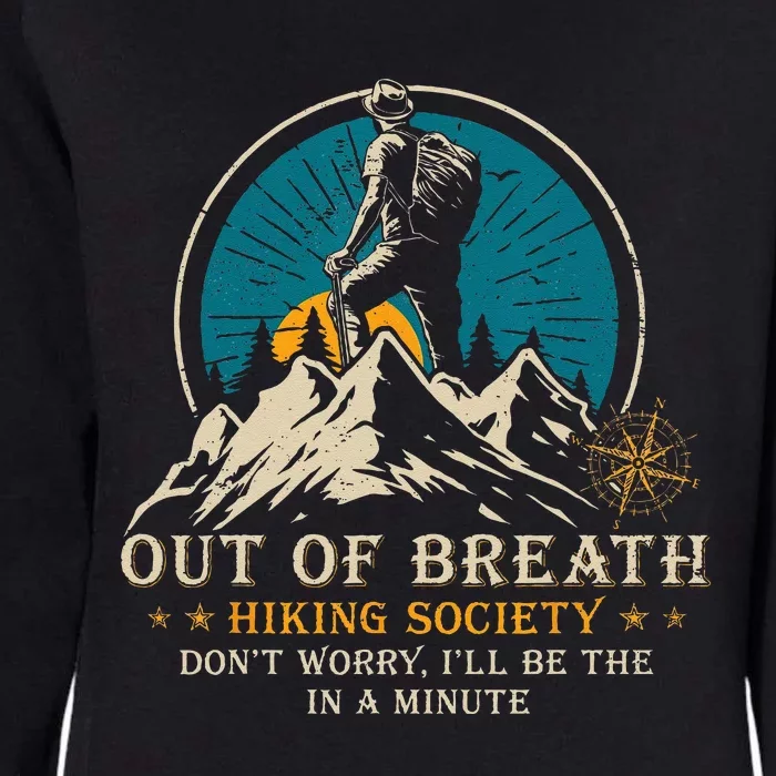 Out Of Breath Hiking Society Womens California Wash Sweatshirt