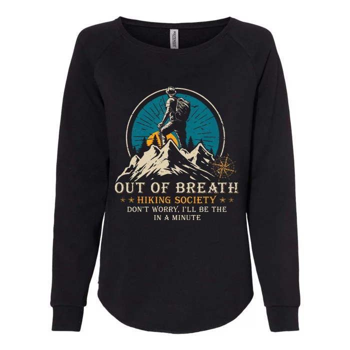 Out Of Breath Hiking Society Womens California Wash Sweatshirt