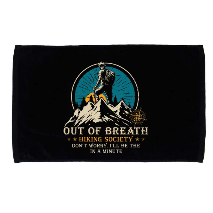 Out Of Breath Hiking Society Microfiber Hand Towel