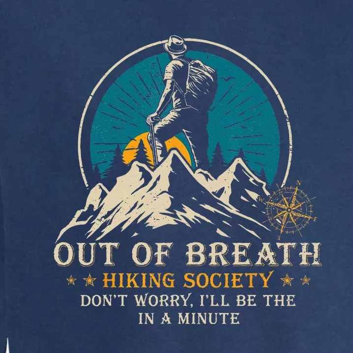 Out Of Breath Hiking Society Garment-Dyed Sweatshirt