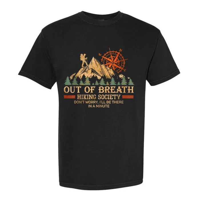 Out Of Breath Hiking Society Garment-Dyed Heavyweight T-Shirt