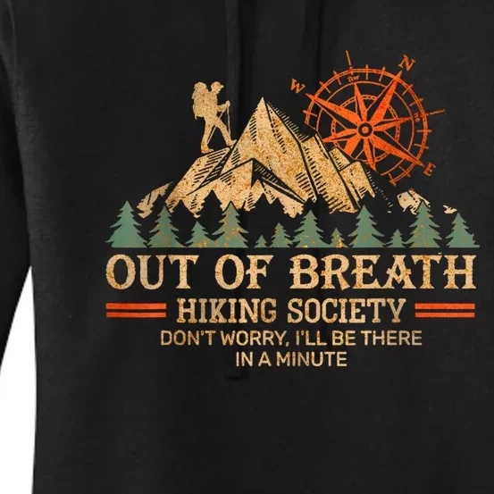 Out Of Breath Hiking Society Women's Pullover Hoodie