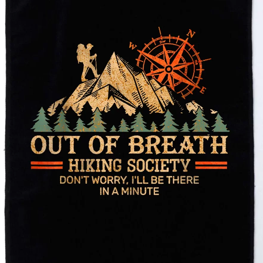 Out Of Breath Hiking Society Platinum Collection Golf Towel