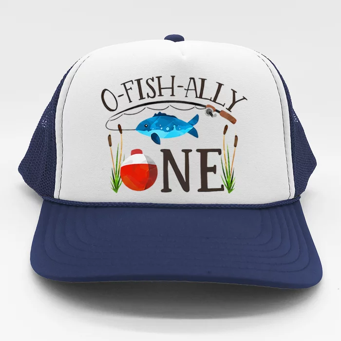 Ofishally ONE Baby O Fish Ally ONE Trucker Hat