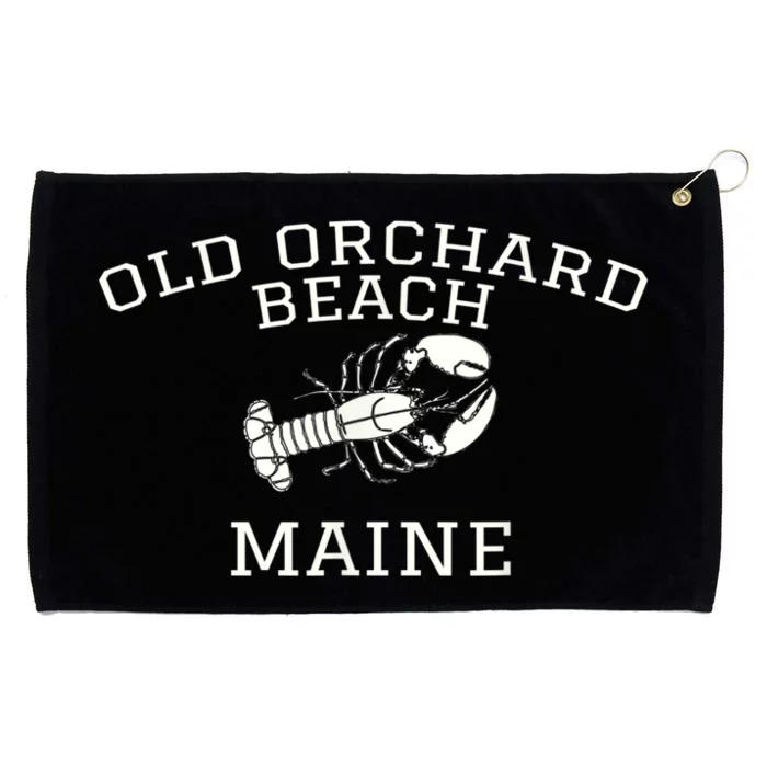 Old Orchard Beach Maine Lobster Grommeted Golf Towel