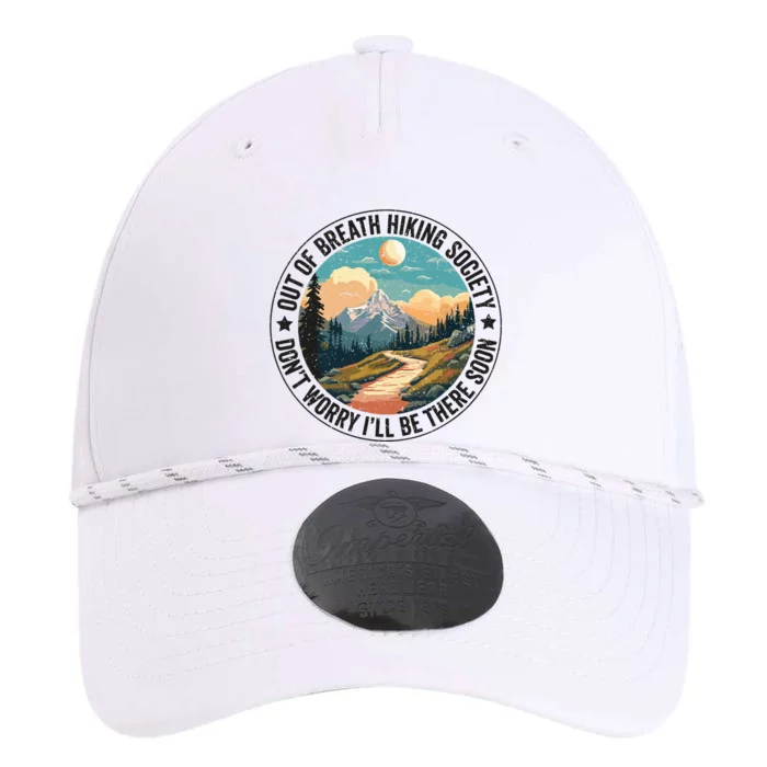 Out Of Breath Hiking Society For Hiker Nature Love Gift Performance The Dyno Cap