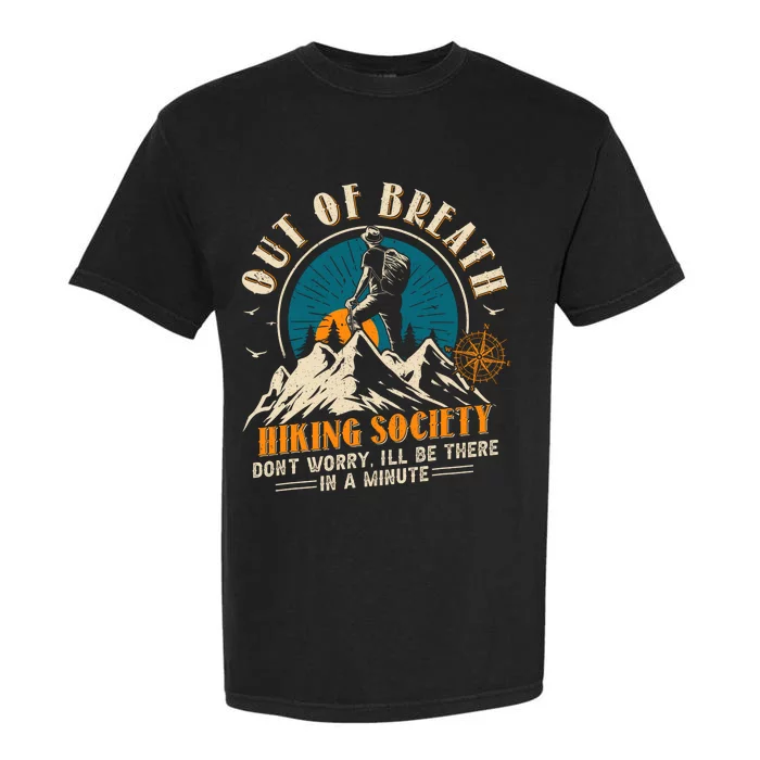 Out Of Breath Hiking Society Garment-Dyed Heavyweight T-Shirt