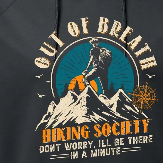 Out Of Breath Hiking Society Performance Fleece Hoodie