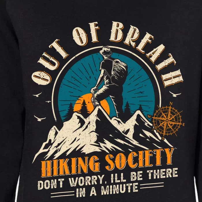 Out Of Breath Hiking Society Womens California Wash Sweatshirt