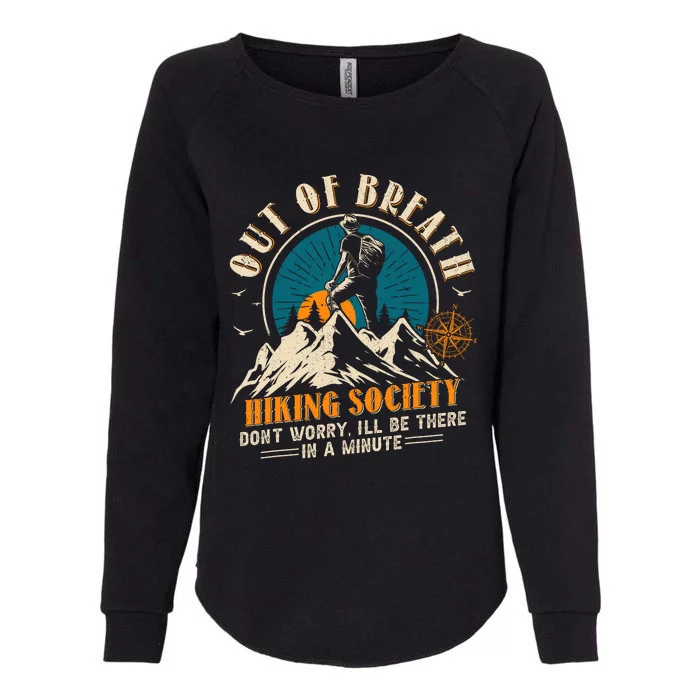 Out Of Breath Hiking Society Womens California Wash Sweatshirt