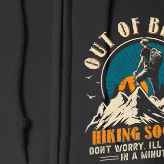 Out Of Breath Hiking Society Full Zip Hoodie