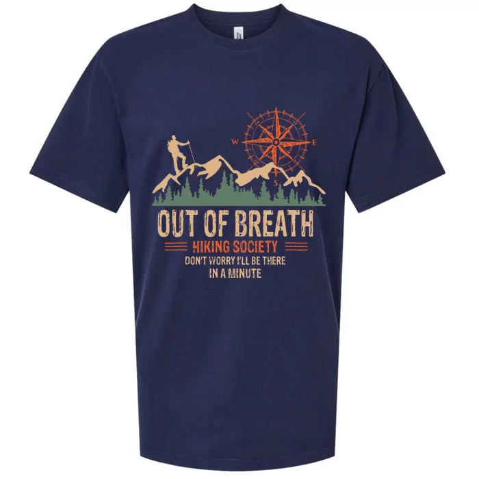 Out Of Breath Hiking Society Dont Worry Ill Be There In A Sueded Cloud Jersey T-Shirt