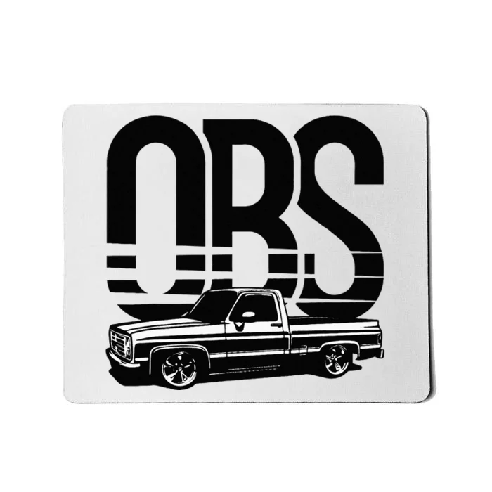 OBS Old Body Style Lowered Truck Vintage Car Show Mousepad