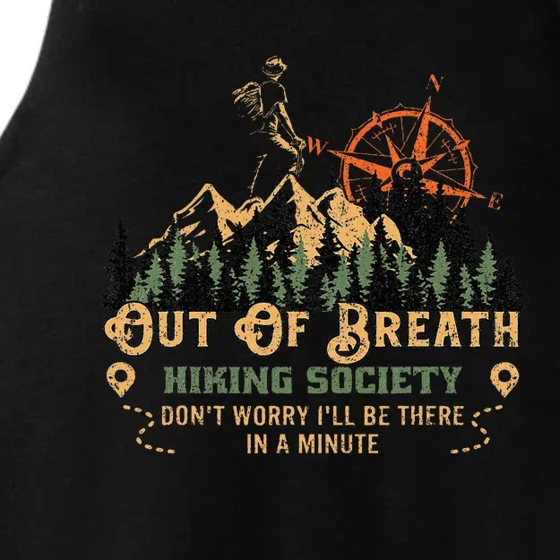 Out Of Breath Hiking Society Ladies Tri-Blend Wicking Tank