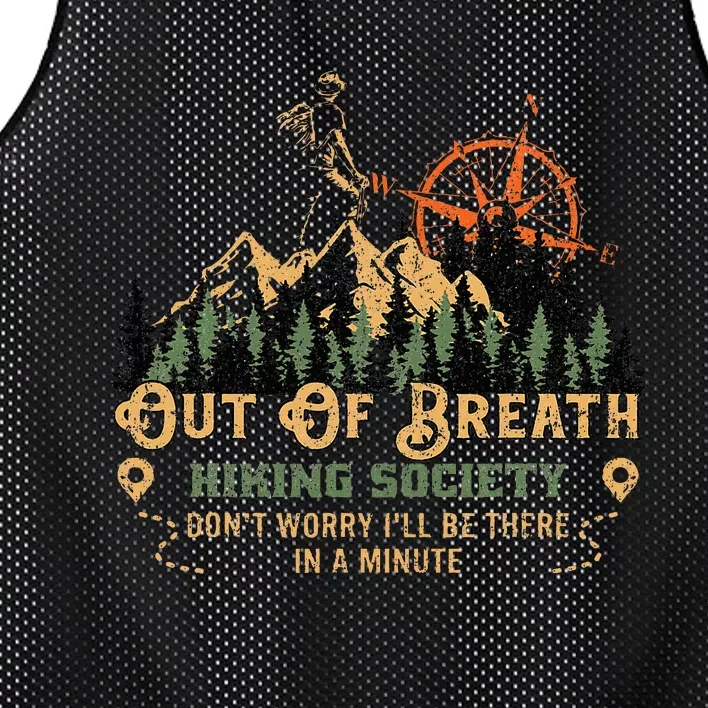 Out Of Breath Hiking Society Mesh Reversible Basketball Jersey Tank