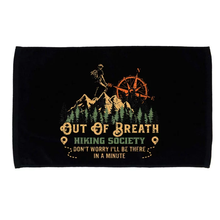 Out Of Breath Hiking Society Microfiber Hand Towel