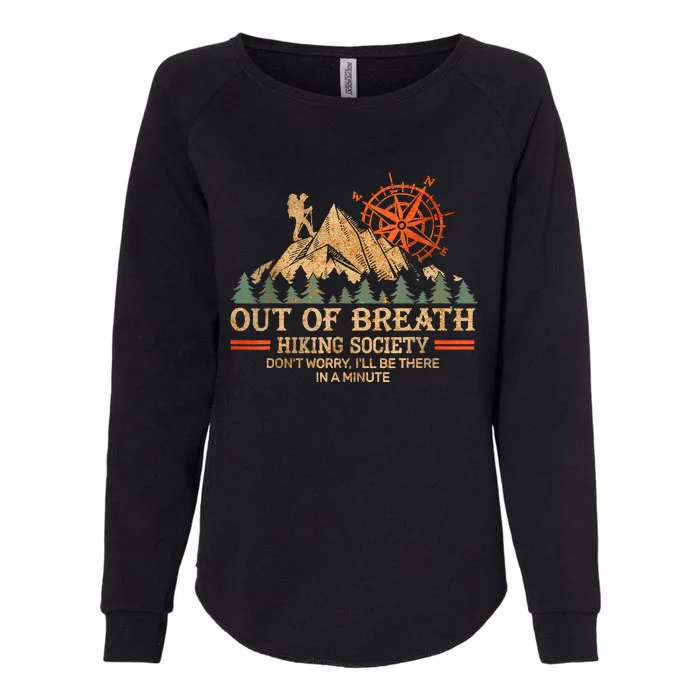 Out Of Breath Hiking Society Womens California Wash Sweatshirt