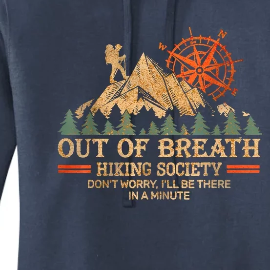 Out Of Breath Hiking Society Women's Pullover Hoodie