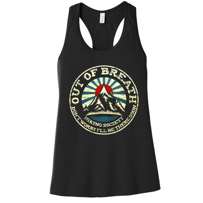 Out Of Breath Hiking Society Women's Racerback Tank