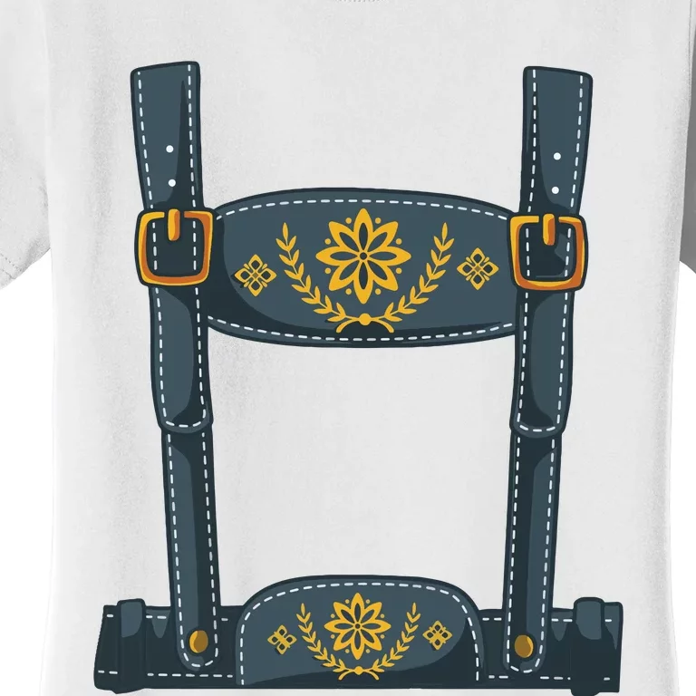 Oktoberfest Outfit Boy Lederhosen Costume Women's T-Shirt