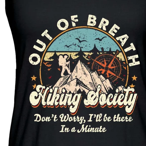 Out Of Breath Hiking Society Ladies Essential Flowy Tank