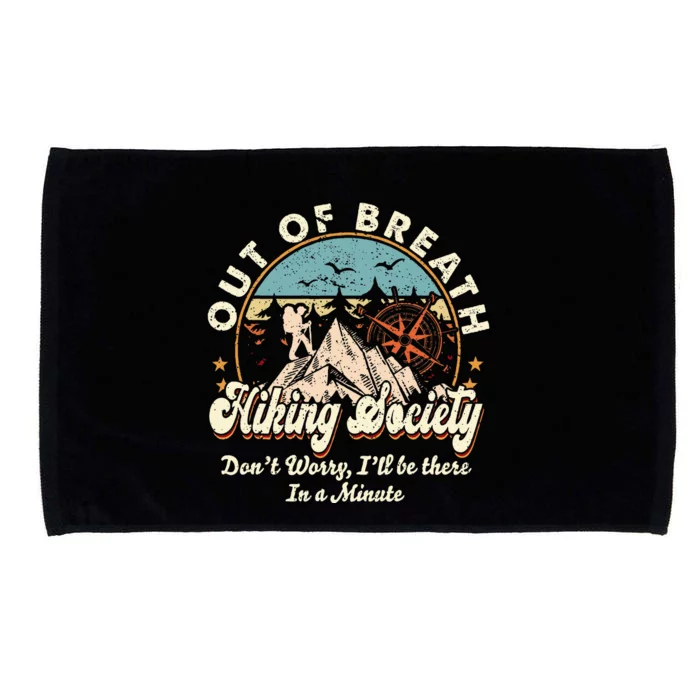 Out Of Breath Hiking Society Microfiber Hand Towel