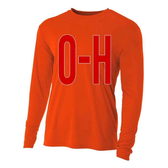 Oh Ohio Logo Cooling Performance Long Sleeve Crew