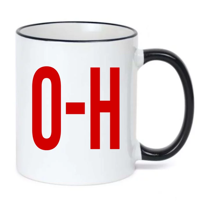 Oh Ohio Logo Black Color Changing Mug