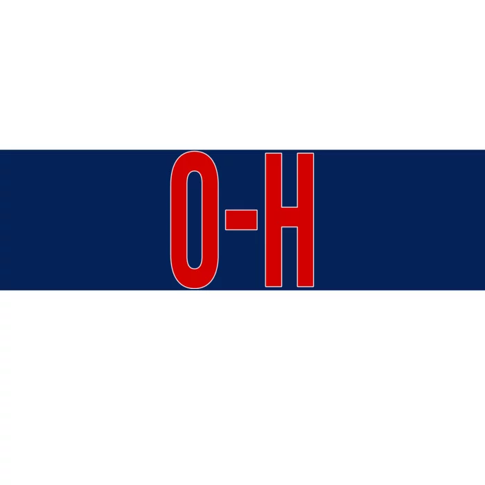 Oh Ohio Logo Bumper Sticker