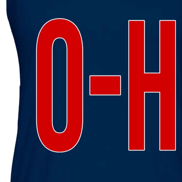 Oh Ohio Logo Ladies Essential Flowy Tank