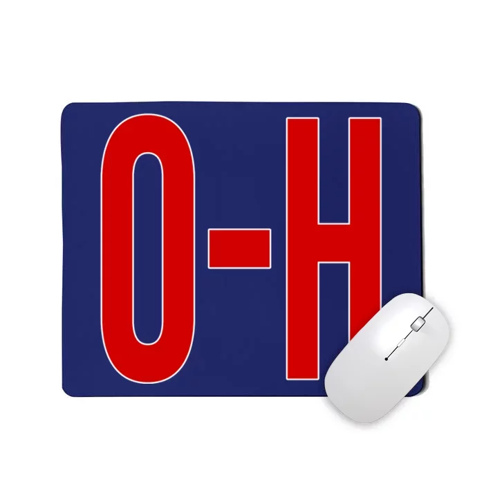 Oh Ohio Logo Mousepad