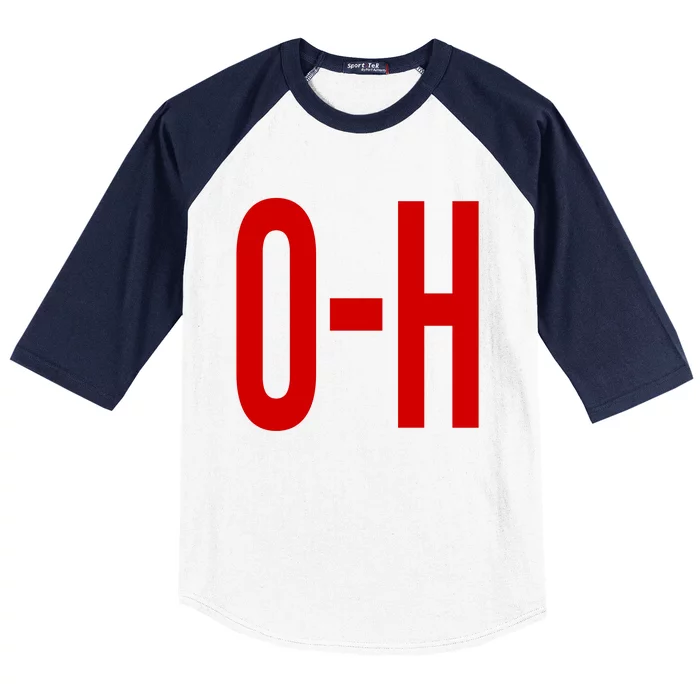 Oh Ohio Logo Baseball Sleeve Shirt