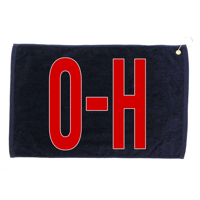 Oh Ohio Logo Grommeted Golf Towel