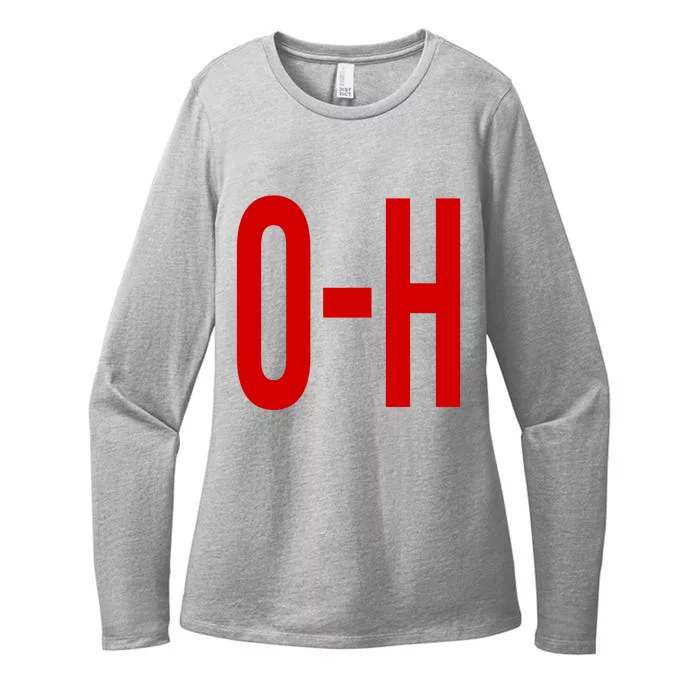 Oh Ohio Logo Womens CVC Long Sleeve Shirt