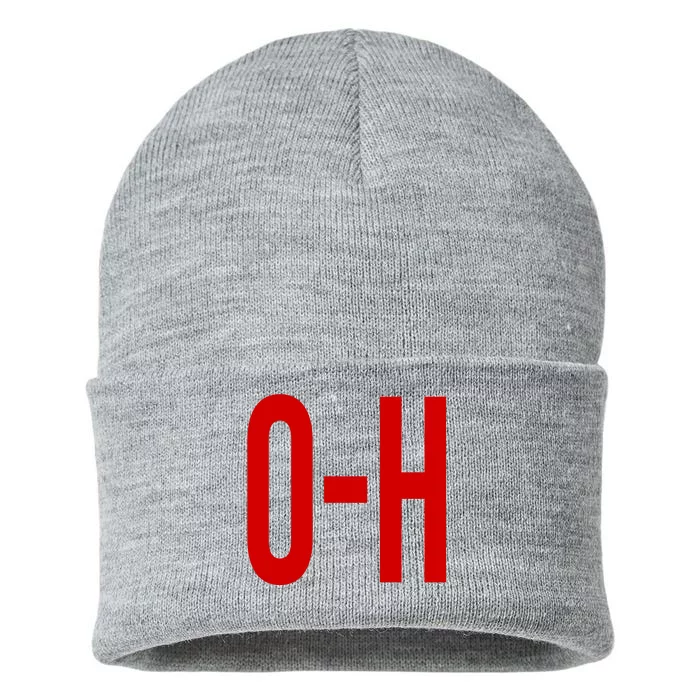 Oh Ohio Logo Sustainable Knit Beanie