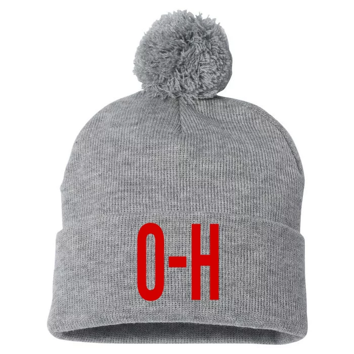 Oh Ohio Logo Pom Pom 12in Knit Beanie