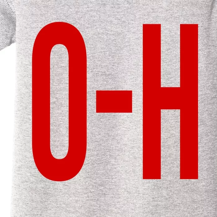 Oh Ohio Logo Baby Bodysuit