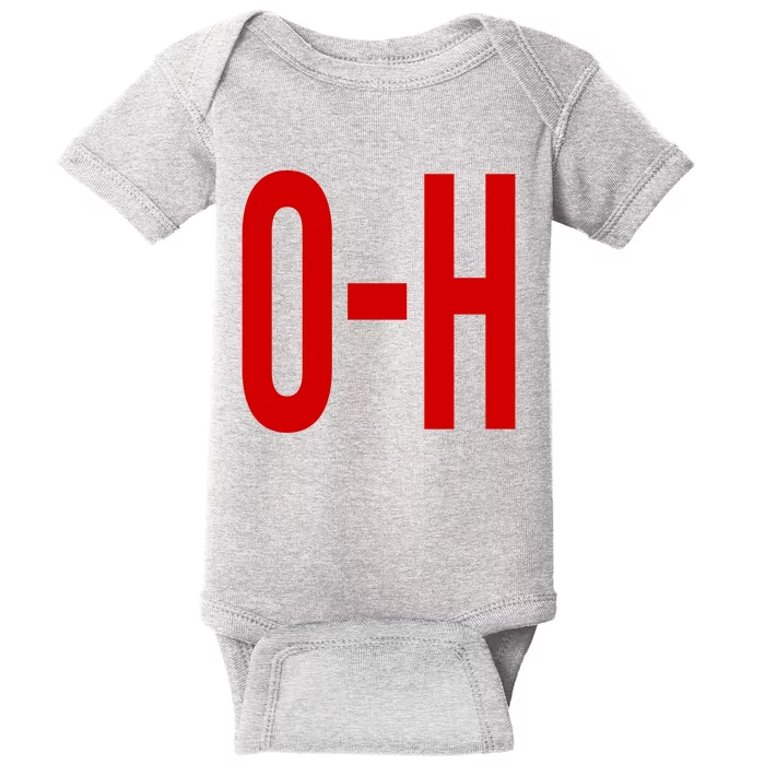 Oh Ohio Logo Baby Bodysuit