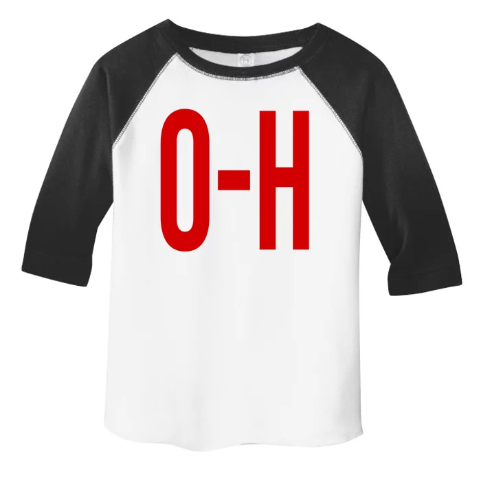 Oh Ohio Logo Toddler Fine Jersey T-Shirt