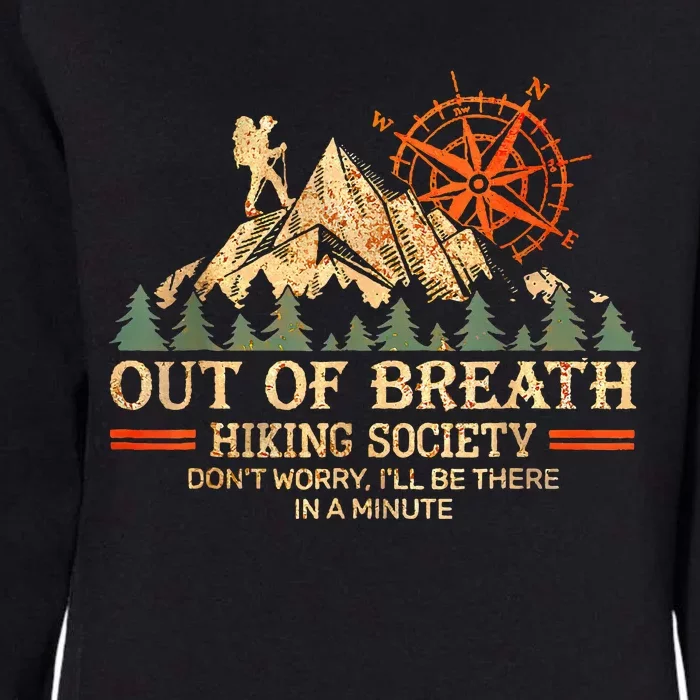 Out Of Breath Hiking Society Womens California Wash Sweatshirt