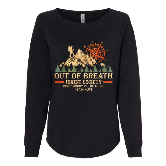 Out Of Breath Hiking Society Womens California Wash Sweatshirt