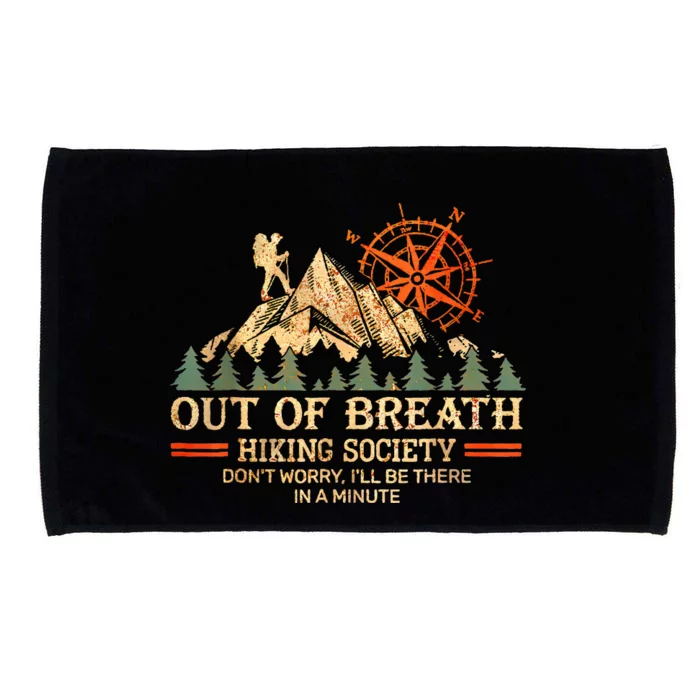 Out Of Breath Hiking Society Microfiber Hand Towel