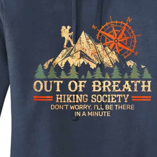 Out Of Breath Hiking Society Women's Pullover Hoodie