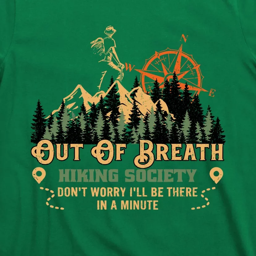 Out Of Breath Hiking Society T-Shirt