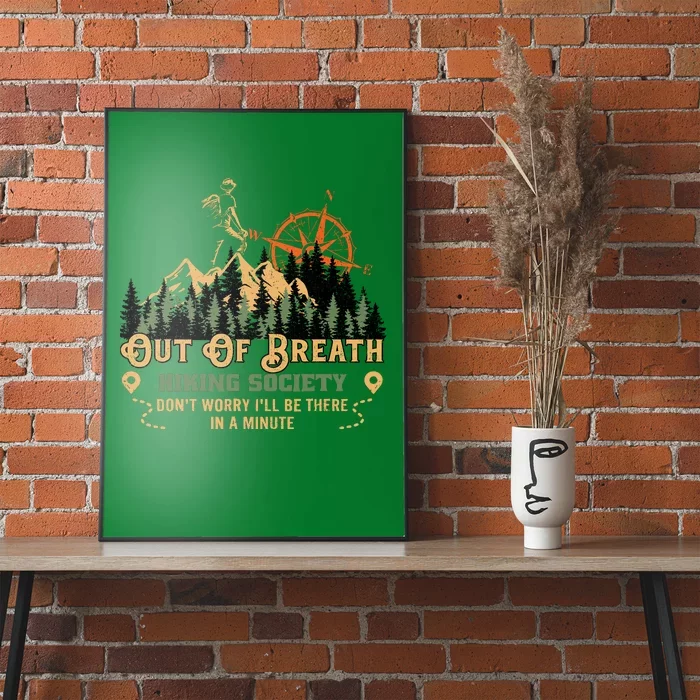 Out Of Breath Hiking Society Poster